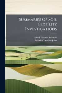 Summaries of Soil Fertility Investigations...