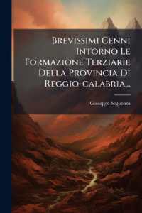 Brevissimi Cenni Intorno Le Formazione Terziarie Della Provincia Di Reggio-calabria...