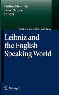 Leibniz and the English-Speaking World (New Synthese Historical Library)