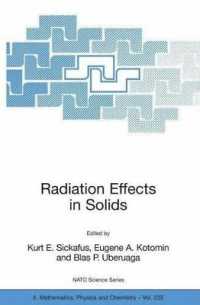 Radiation Effects in Solids (NATO Science)