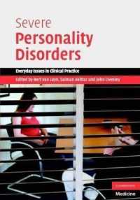 Severe Personality Disorders: Everyday Issues in Clinical Practice
