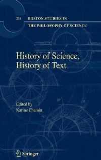 History of Science, History of Text (Boston Studies in Philosophy of Science)