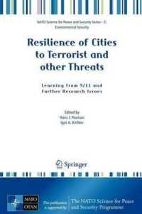 Resilience of Cities to Terrorist and Other Threats: Learning from 9/11 and Further Research Issues. NATO Science for Peace and Security Series. (NATO Science for Peace and Security Series. Series C, Enviro)