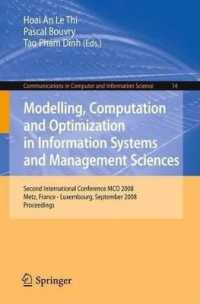 Modelling, Computation and Optimization in Information Systems and Management Sciences. Communications in Computer and Information Science. (Communications in Computer and Information Science)