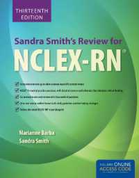 サンドラ・スミスNCLEX-RNレビュー（第１３版）<br>Sandra Smith's Review for NCLEX-RN� （13TH）