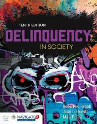 社会における非行（第１０版）<br>Delinquency in Society （10TH）