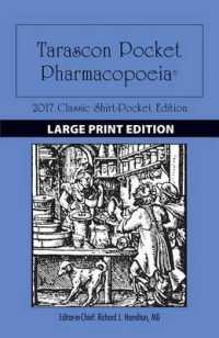 Tarascon Pocket Pharmacopoeia 2017 : Classic Shirt-Pocket Edition （31 POC LRG）