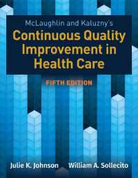 McLaughlin & Kaluzny's Continuous Quality Improvement in Health Care （5TH）