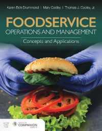 Foodservice Operations and Management: Concepts and Applications