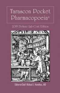 タラスコン薬局方2019（デラックス版）<br>Tarascon Pocket Pharmacopoeia 2019 : Lab-Coat Edition (Tarascon Pocket Pharmacopoeia) （20 POC DLX）
