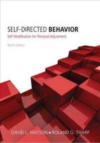 Self-Directed Behavior : Self-Modification for Personal Adjustment （10TH）