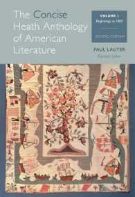 The Concise Heath Anthology of American Literature : Beginnings to 1865 〈1〉 （2ND）