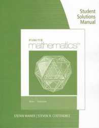 Student Solutions Manual for Waner/Costenoble's Finite Math （6TH）