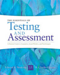 Essentials of Testing and Assessment : A Practical Guide for Counselors, Social Workers, and Psychologists, Enhanced （3RD）