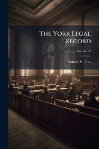 The York Legal Record, Volume 25