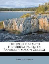 The John P. Branch Historical Papers of Randolph-macon College