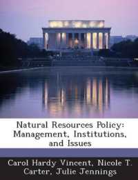 Natural Resources Policy : Management, Institutions, and Issues