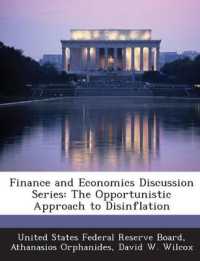 Finance and Economics Discussion Series : The Opportunistic Approach to Disinflation