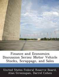 Finance and Economics Discussion Series : Motor Vehicle Stocks, Scrappage, and Sales