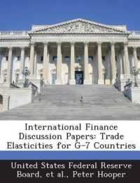 International Finance Discussion Papers : Trade Elasticities for G-7 Countries