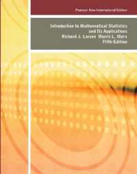 Introduction to Mathematical Statistics and Its Applications : Pearson New International Edition （5TH）