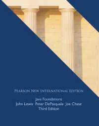 Java Foundations : Pearson New International Edition （3RD）