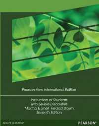 Instruction of Students with Severe Disabilities : Pearson New International Edition （2ND）