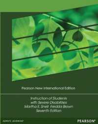 Instruction of Students with Severe Disabilities : Pearson New International Edition （2ND）