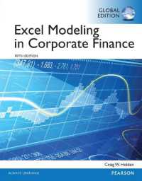Excel Modeling in Corporate Finance, Global Edition （5TH）