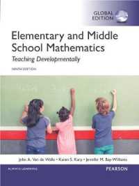 Elementary and Middle School Mathematics: Teaching Developmentally, Global Edition （9TH）