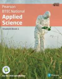 BTEC National Applied Science Student Book 1 (Btec Nationals Applied Science 2016)