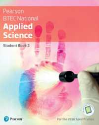 BTEC National Applied Science Student Book 2 (Btec Nationals Applied Science 2016)