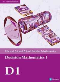 Pearson Edexcel AS and a level Further Mathematics Decision Mathematics 1 Textbook + e-book (A level Maths and Further Maths 2017)