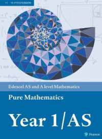 Pearson Edexcel AS and a level Mathematics Pure Mathematics Year 1/AS Textbook + e-book (A level Maths and Further Maths 2017)