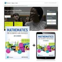 Mathematics for Economics and Business, Global Edition + MyLab Math with Pearson eText (Package) （9TH）