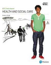 BTEC Tech Award Health and Social Care Student Book (Btec Tech Award Health and Social Care)