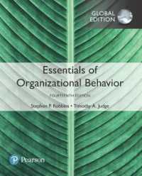 組織行動論の要点（第１４版・テキスト）<br>Essentials of Organizational Behavior, Global Edition （14TH）