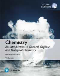 Chemistry: an Introduction to General, Organic, and Biological Chemistry, Global Edition （13TH）