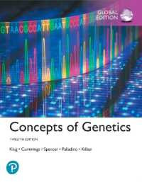 Concepts of Genetics, Global Edition + Mastering Genetics with Pearson eText (Package) （12TH）