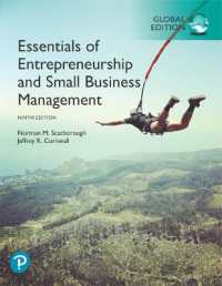 Essentials of Entrepreneurship and Small Business Management, Global Edition （9TH）