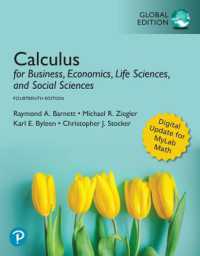 Calculus for Business, Economics, Life Sciences, and Social Sciences, Global Edition + Pearson MyLab Mathematics with Pearson eText (Package) （14TH）