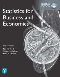 Statistics for Business and Economics plus Pearson MyLab Statistics with Pearson eText, Global Edition （9TH）