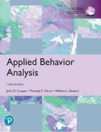 Applied Behavior Analysis, Global Edition （3RD）