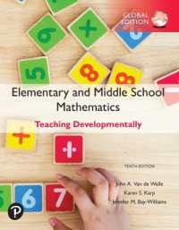 Elementary and Middle School Mathematics: Teaching Developmentally, Global Edition （10TH）