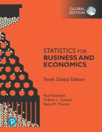 Statistics for Business and Economics, Global Edition （10TH）