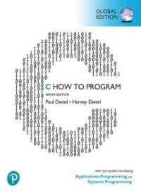 C How to Program: with Case Studies in Applications and Systems Programming, plus Pearson MyLab Programming with Pearson eText, Global Edition （9TH）