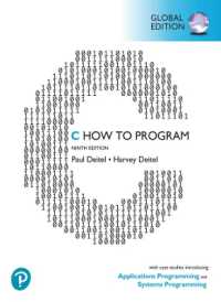 C How to Program: with Case Studies in Applications and SystemsProgramming, Global Edition （9TH）