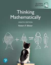 Thinking Mathematically, Global Edition （8TH）