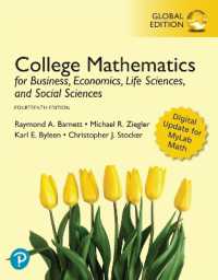 College Mathematics for Business, Economics, Life Sciences, and Social Sciences, Global Edition + MyLab Math with Pearson eText (Package) （14TH）