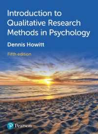 Introduction to Qualitative Research Methods in Psychology （5TH）